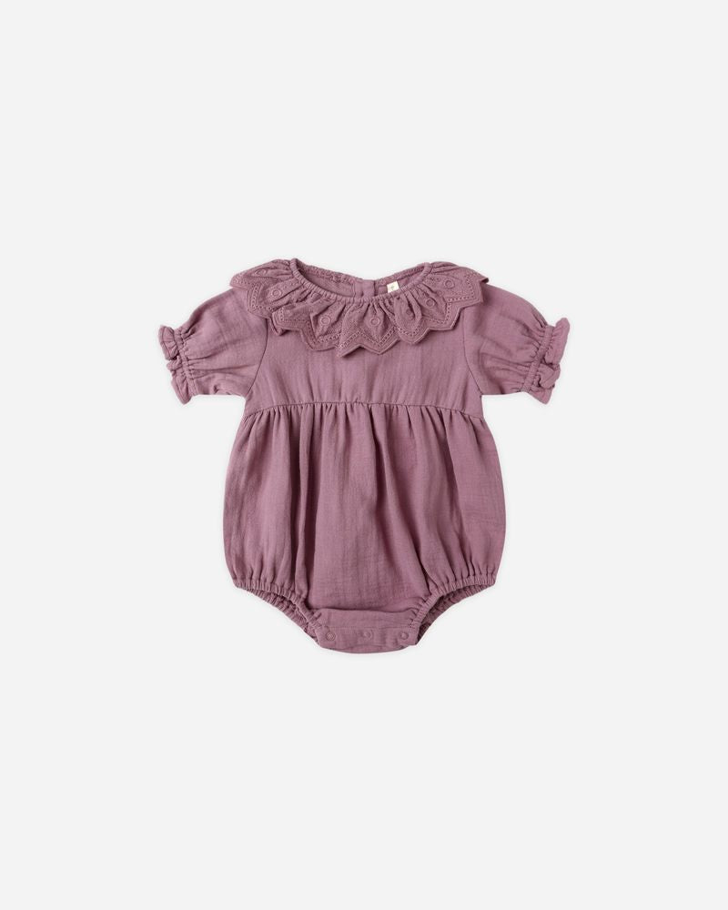 Mulberry Collard Romper