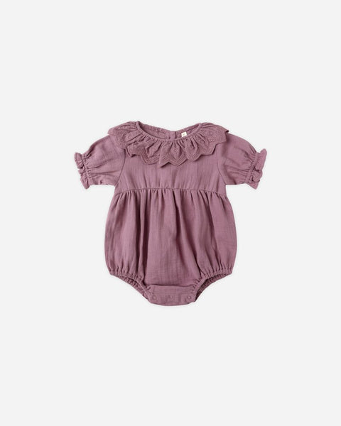 Mulberry Collard Romper