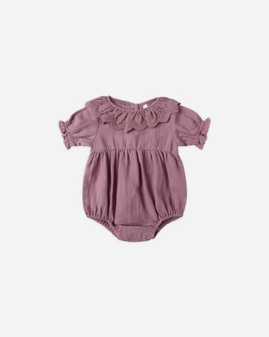 Mulberry Collard Romper