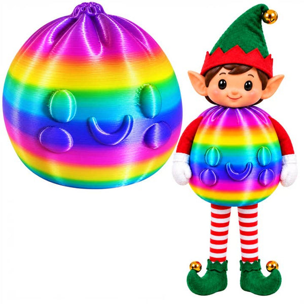 Elf Dumpling Outfit - Elf On the Shelf Viral Trendy Rainbow