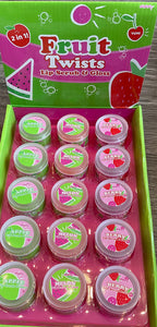 IS Fruit Twist Lip Scrub & Gloss