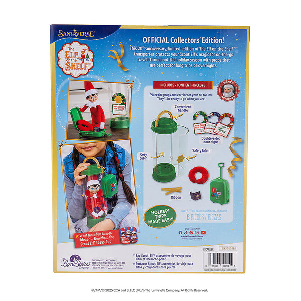 Elf on the Shelf Scout Elf® Carrier, Ltd. 20th Anniversary Ed. Kit