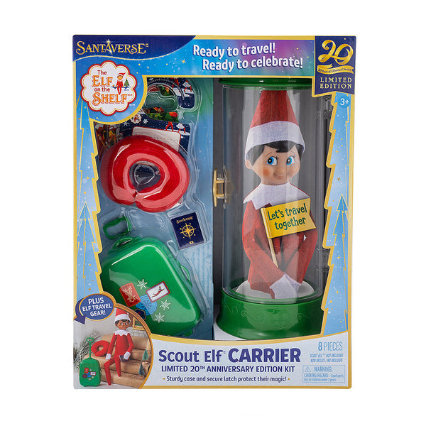 Elf on the Shelf Scout Elf® Carrier, Ltd. 20th Anniversary Ed. Kit