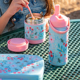 Insulated Stainless Steel Water Bottle w/Handle - Bee