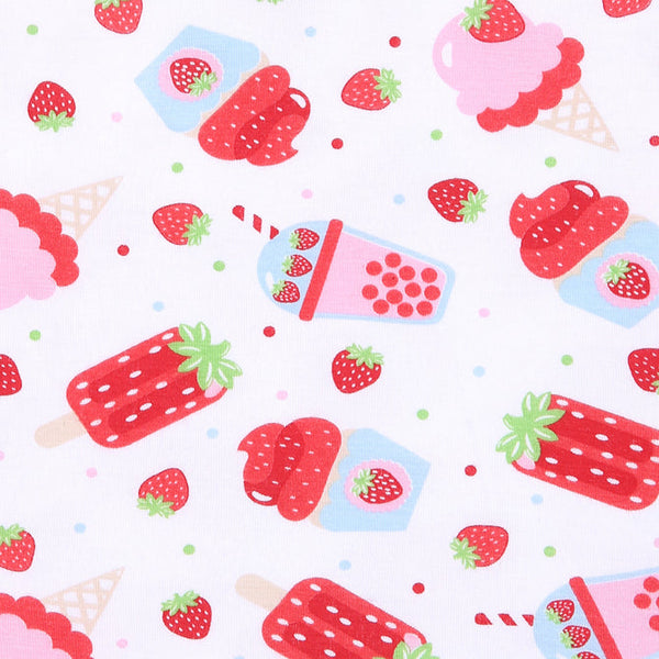 Strawberry Treats Sleeveless Toddler Dress