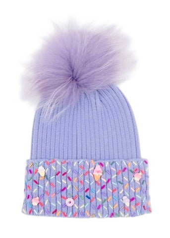 BL Confetti Sprinkles Hat - Lavender