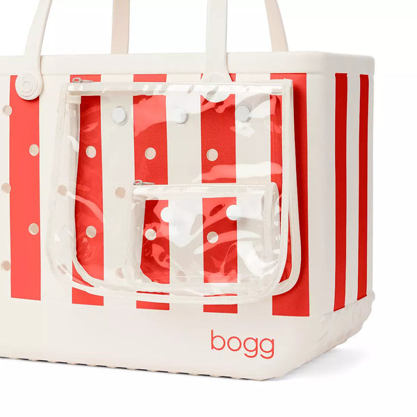 Buoy Red Stripe Original Bogg Bag
