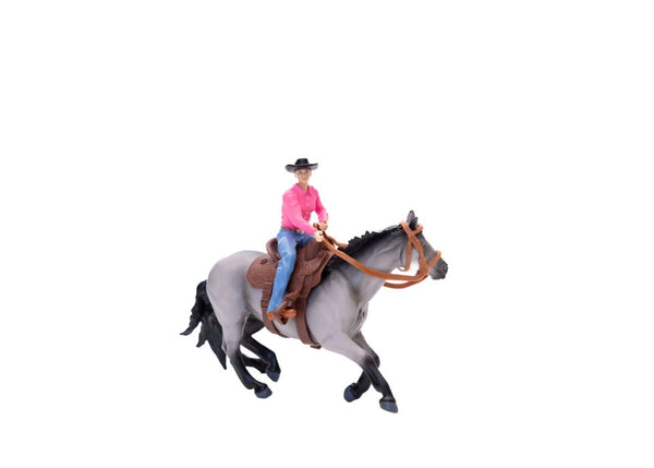 LBT Barrel Racer Kit: Cowgirl, Barrel Saddle, and Bridle