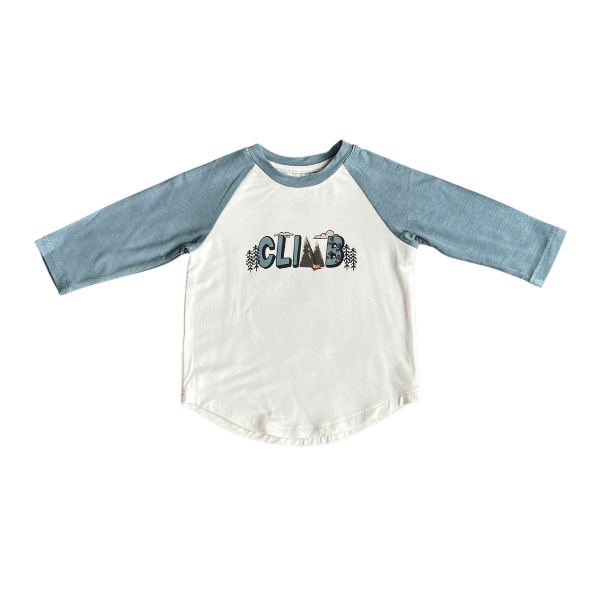 Long Sleeve Baseball Tee-Climb