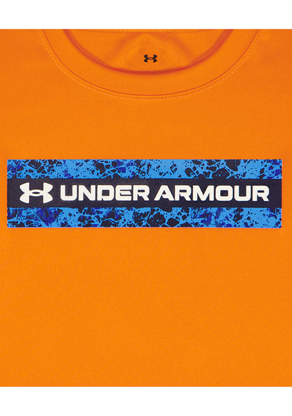 Apollo Orange Graphic Tee and Shorts
