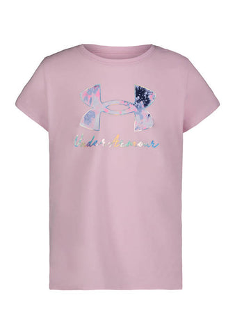 UA Pink Burst Dye Logo Graphic T-Shirt