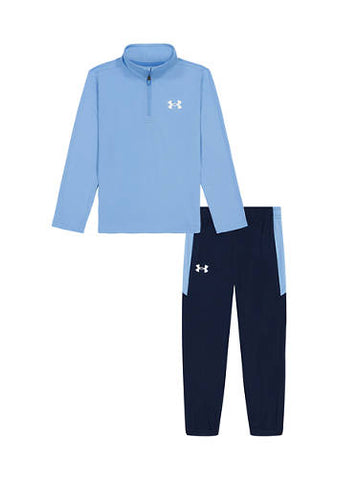 UA Tech Quarter Zip Set-Horizon Blue