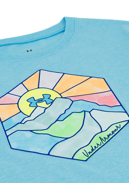 Fresco Blue Stained Glass T-Shirt