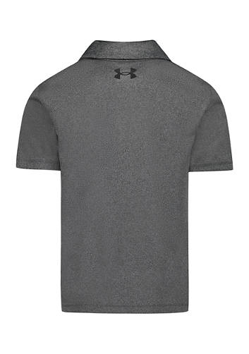UA Matchplay Twist Polo Shirt-Castlerock