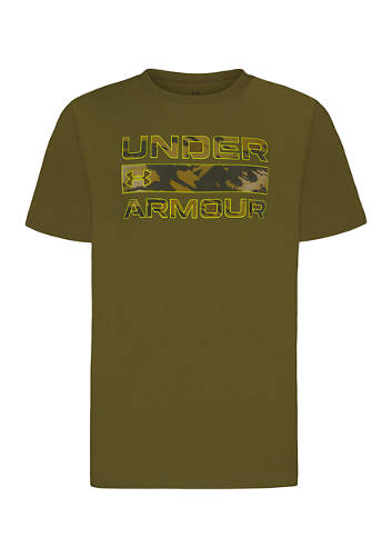 UA Logo Tee-Canteen Green