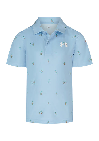 Nimbus Blue Palm Tree Polo
