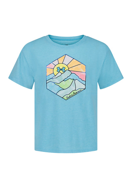 Fresco Blue Stained Glass T-Shirt