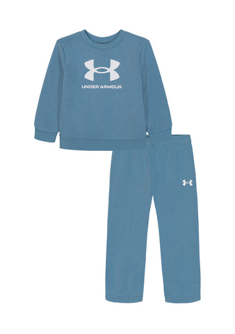 UA Branded Logo Fleece Set- Blue Smoke