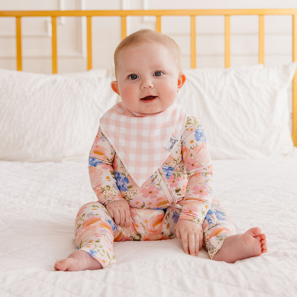 4 Pack Baby Bandana Bibs - Penelope