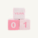 Hamptons Hot Pink, Palm Beach Pink & Palmetto Pearl Blaylock Blocks