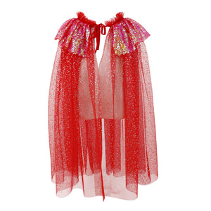 PP Twinkling Sequin Trim Cape