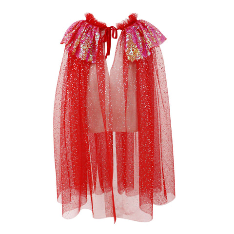 PP Twinkling Sequin Trim Cape