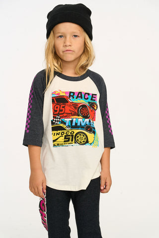 Disney Pixar Cars Race Time Baseball Tee