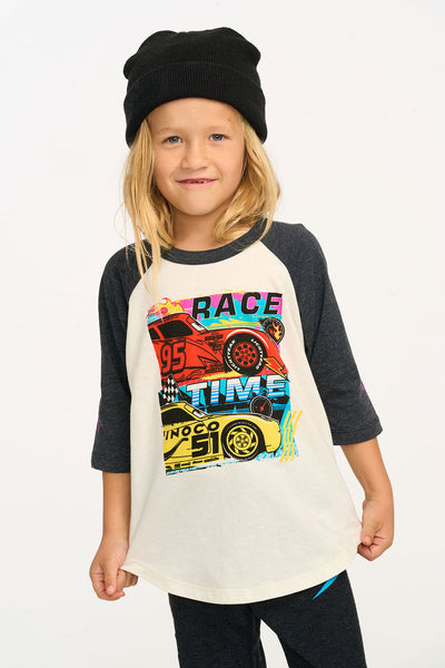 Disney Pixar Cars Race Time Baseball Tee