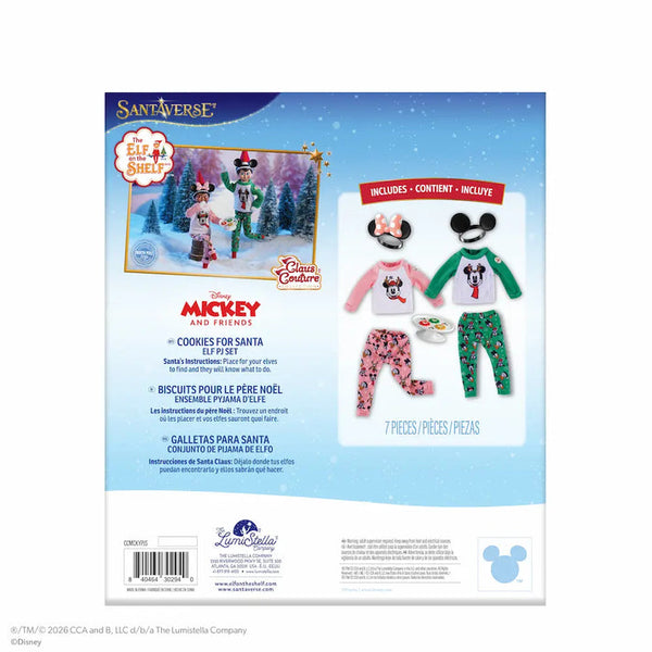 Disney's Mickey & Friends Cookies for Santa PJs | Claus Couture Collection®