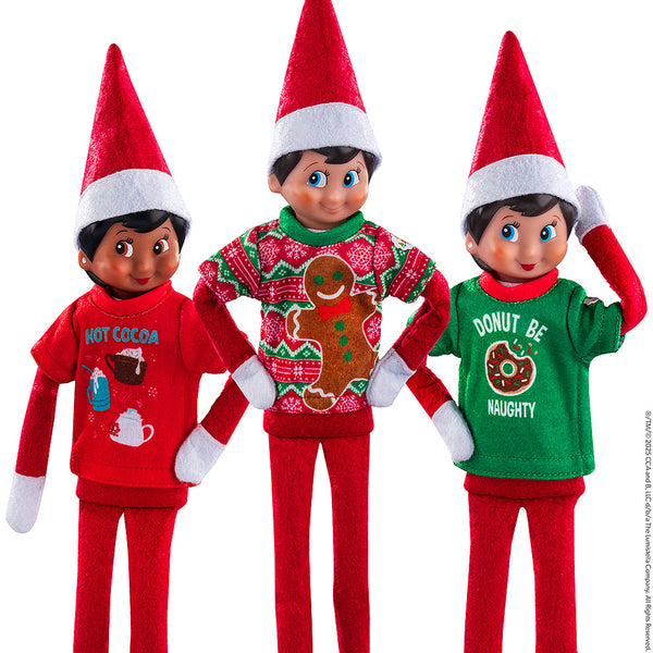 Elf on the Shelf Claus Couture Collection® Festive Fun T-Shirt Set