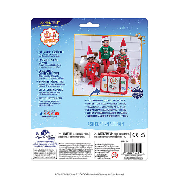 Elf on the Shelf Claus Couture Collection® Festive Fun T-Shirt Set