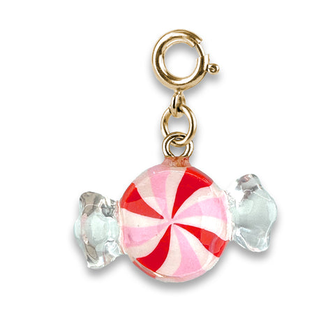 Charm It Gold Peppermint Candy Charm