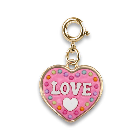 Charm It Gold Love Sugar Cookie Charm