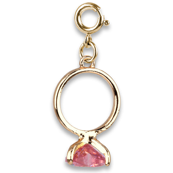 Charm It Gold Heart Ring Charm