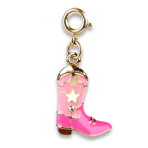 Charm It Gold Cowboy Boot Charm