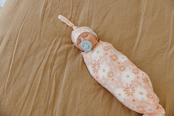 Knit Swaddle Blanket - Penny