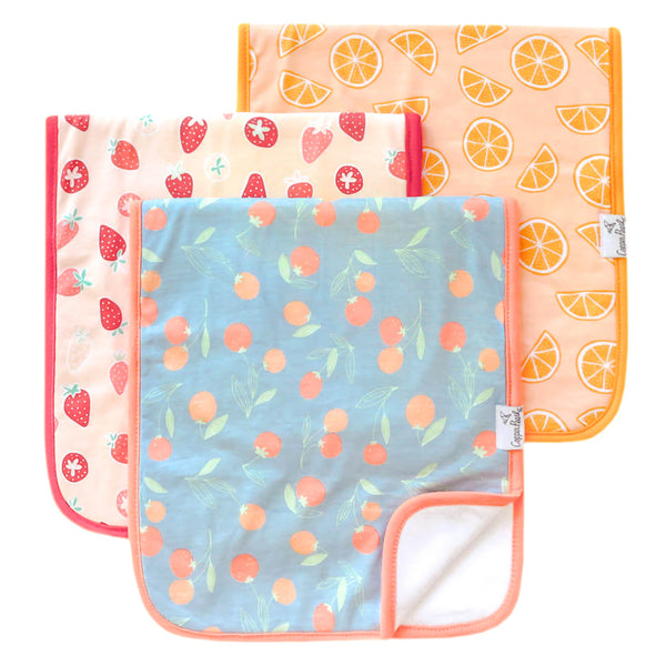 Burp Cloth Set - Clementine