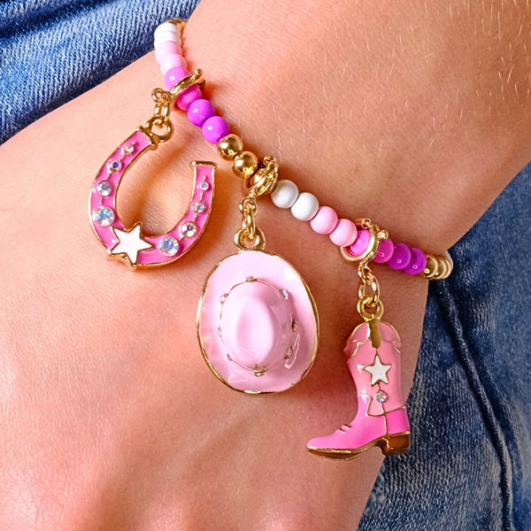 Charm It Gold Cowboy Hat Charm