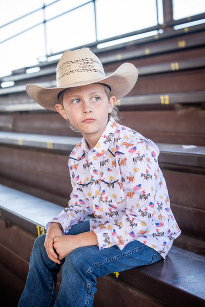 Grand Entry Pearl Snap Long Sleeve Shirt