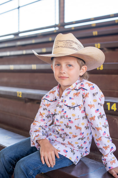 Grand Entry Pearl Snap Long Sleeve Shirt