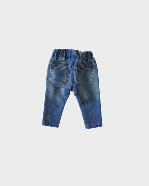 Denim Jeans-MEDIUM WASH