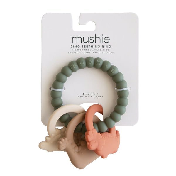 Mushie Teething Ring - Dino