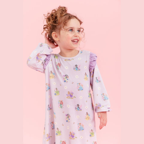 Disney Magnetic Me Princess RightFit Long Sleeve Nightgown