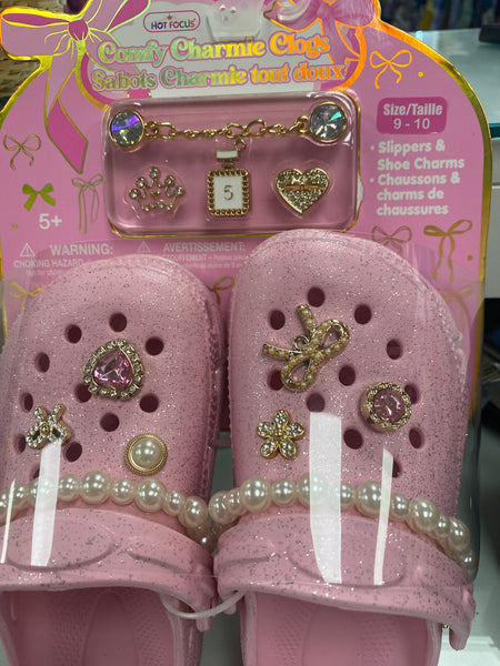 Hot Focus - Comfy Charmie Clogs - Bowtiful