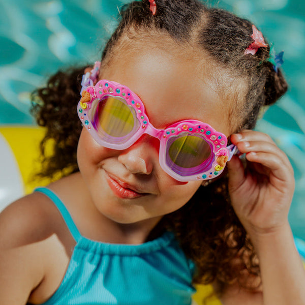 B20 Enchanted Shoreline Kids’ Swim Goggles – Shimmer Seashell