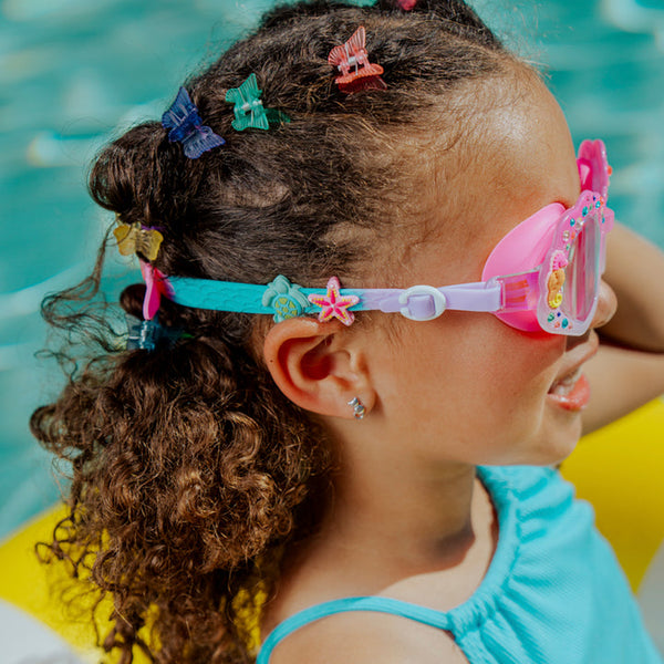 B20 Enchanted Shoreline Kids’ Swim Goggles – Shimmer Seashell