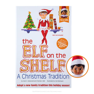 Elf on the Shelf - Girl Brown Eyes