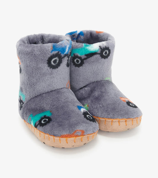 Monster Trucks Fleece Slippers