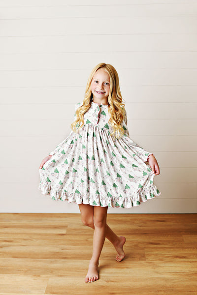 Paw-Tee Christmas Butterknit Play Dress