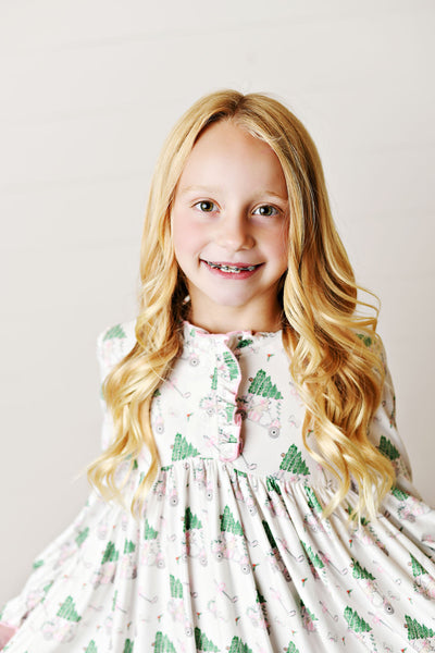 Paw-Tee Christmas Butterknit Play Dress